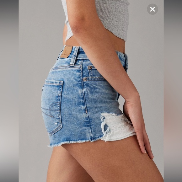 AE Next Level Curvy High-Waisted Denim Short - Picture 5 of 5